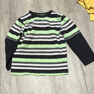 Striped Long Sleeve Kids Shirt